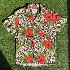 Duvin Design Company Floral Button-up Shirt
